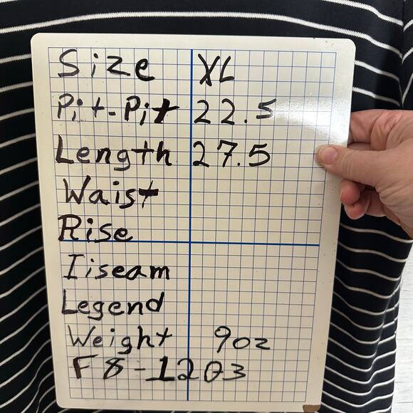 Isaac Mizrahi women’s T-shirt black white nautical striped feminine cozycore - Picture 10 of 10